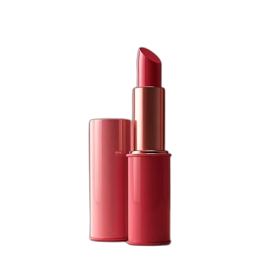 3d render, red, clie, sublime, lipstick, suvyhasoo, wearing, blush transparent PNG cut-out