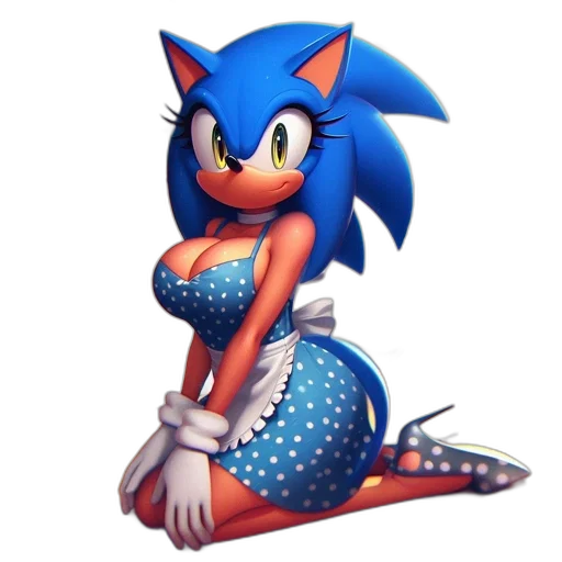 dress, animal, creature, concept art, pixel art, 3d render, fantasy art, blue transparent PNG cut-out