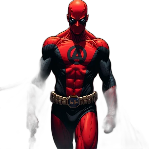 comic book art, concept art, 3d render, photorealistic, red, cover, art, comic transparent PNG cut-out