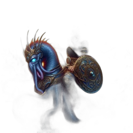 creature, dragon, robot, mask, concept art, fantasy art, 3d render, photorealistic transparent PNG cut-out