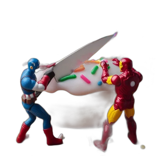 weapon, concept art, 3d render, comic book art, outer space, fire, captain, america transparent PNG cut-out