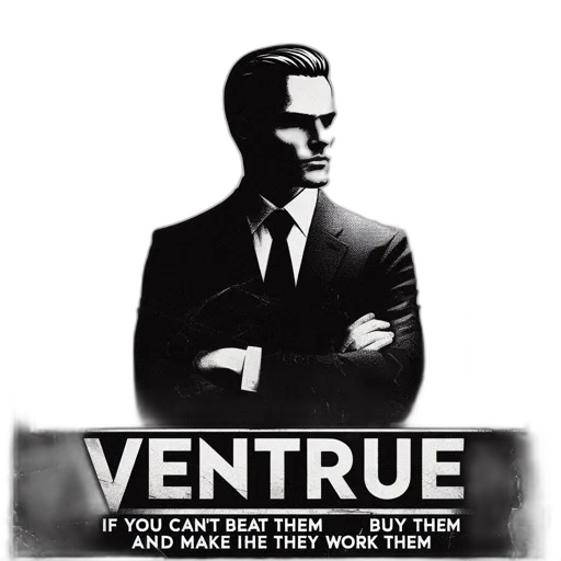comic book art, vintage, black-and-white, poster, features, man, suit, before transparent PNG cut-out