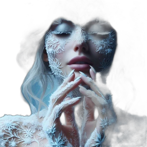 mask, face, dress, jewelry, photorealistic, fantasy art, concept art, watercolor transparent PNG cut-out