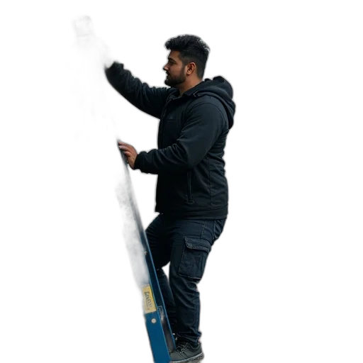 staff, umbrella, sword, weapon, concept art, 3d render, snow, person transparent PNG cut-out