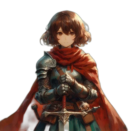 sword, weapon, crown, mask, fantasy art, concept art, pixel art, anime transparent PNG cut-out