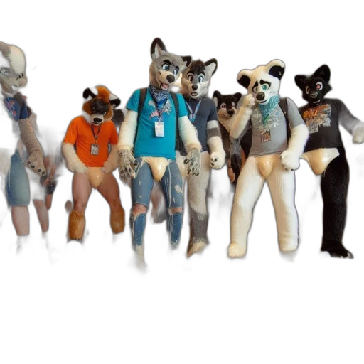 staff, mask, animal, concept art, 3d render, fantasy art, cartoon, blue transparent PNG cut-out