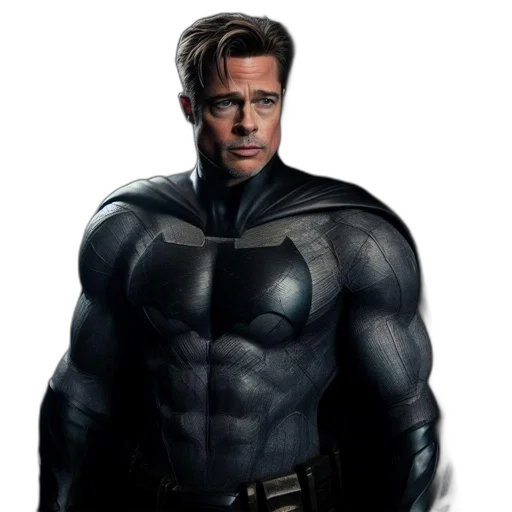 comic book art, concept art, photorealistic, cartoon, individual, wears, detailed, black transparent PNG cut-out