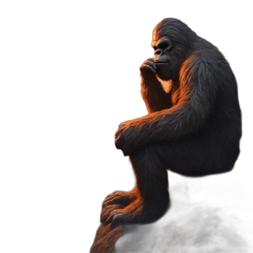 animal, creature, concept art, 3d render, photorealistic, contemplative, large, mythical transparent PNG cut-out