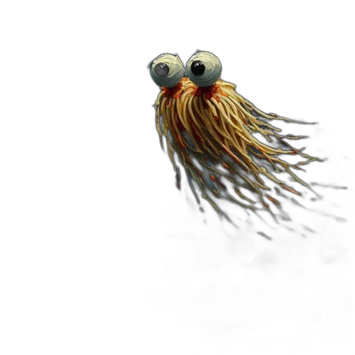 creature, hair, animal, staff, concept art, 3d render, photorealistic, fantasy art transparent PNG cut-out