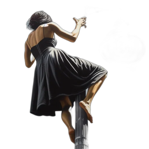 dress, staff, sword, umbrella, concept art, fantasy art, photorealistic, comic book art transparent PNG cut-out