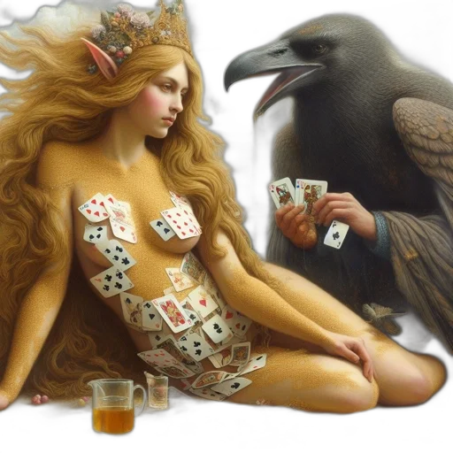fantasy art, concept art, elven, woman, golden, locks, shares, space transparent PNG cut-out
