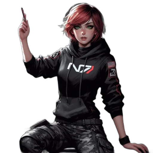 jacket, staff, weapon, concept art, cyberpunk, fantasy art, pixel art, young transparent PNG cut-out
