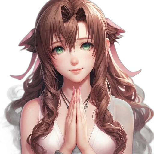 staff, crown, face, anime, fantasy art, pixel art, concept art, green transparent PNG cut-out