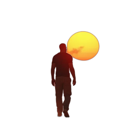 creature, robot, staff, jacket transparent PNG cut-out