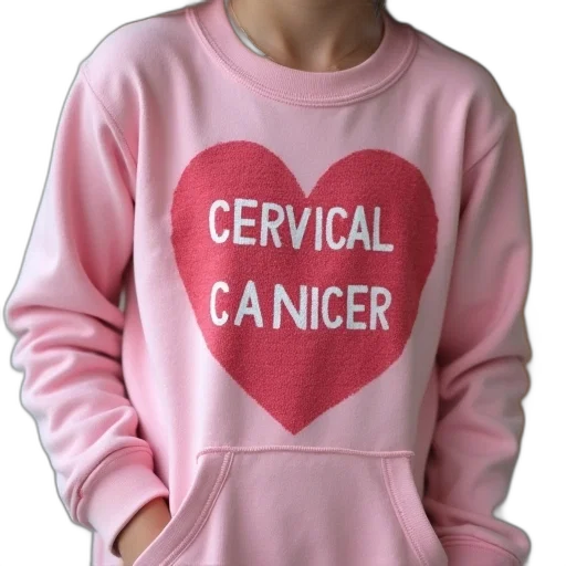 cervical, cancer, heart, words transparent PNG cut-out
