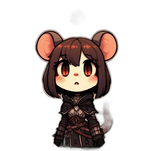 staff, animal, weapon, creature, pixel art, anime, concept art, cartoon transparent PNG cut-out