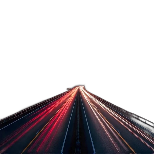 car, hair, robot, photorealistic, 3d render, nighttime, highway, scene transparent PNG cut-out