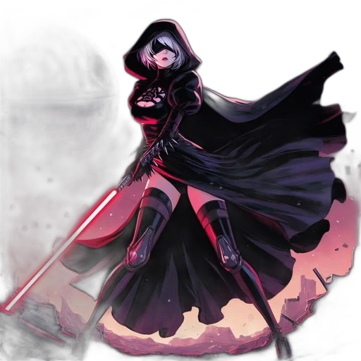 sword, staff, weapon, concept art, fantasy art, comic book art, pixel art, dark transparent PNG cut-out