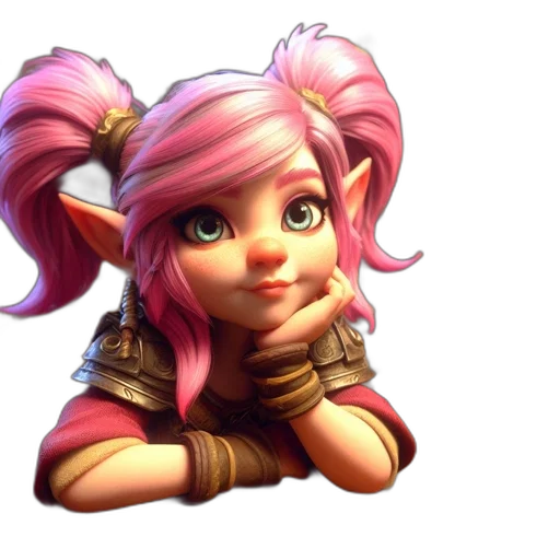 face, staff, fantasy art, 3d render, concept art, photorealistic, elf, character transparent PNG cut-out