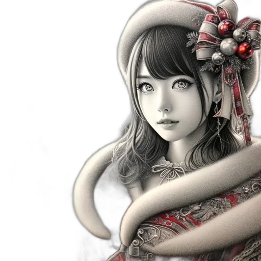 jewelry, dress, hat, crown, fantasy art, photorealistic, concept art, anime transparent PNG cut-out