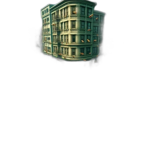 building, furniture, crown, jewelry, 3d render, concept art, photorealistic, pixel art transparent PNG cut-out