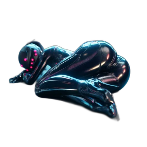 mask, creature, animal, robot, 3d render, concept art, cyberpunk, photorealistic transparent PNG cut-out