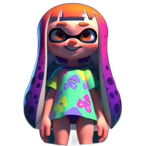 dress, jacket, animal, creature, 3d render, concept art, vaporwave, cartoon transparent PNG cut-out