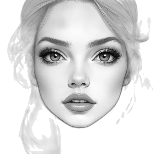 face, mask, crown, photorealistic, fantasy art, pencil sketch, concept art, underwater transparent PNG cut-out