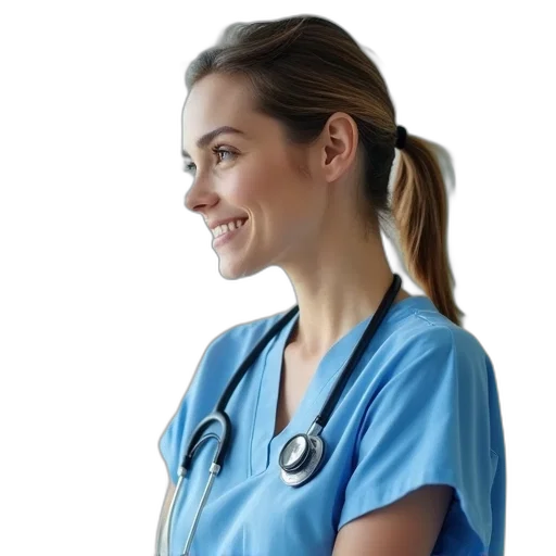 staff, photorealistic, sample, nursing transparent PNG cut-out