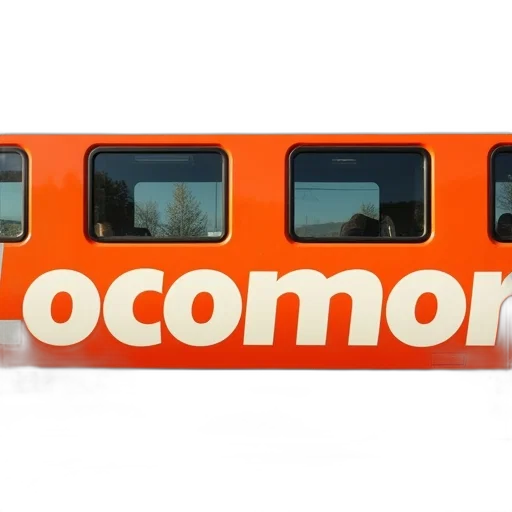 car, first, image, shows, side, train, prominent, orange transparent PNG cut-out