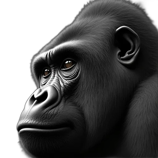 animal, face, creature, mask, photorealistic, 3d render, concept art, pencil sketch transparent PNG cut-out