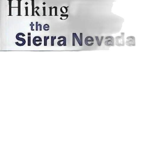 book, cover, titled, hiking, sierra, nevada, features, scenic transparent PNG cut-out