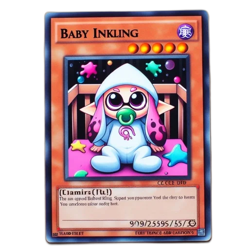 concept art, baby, inkling, yu-gi-oh, card, presents, titular, character transparent PNG cut-out