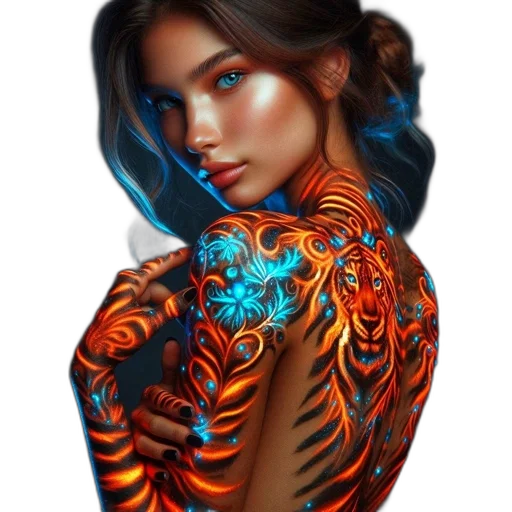 jewelry, dress, mask, face, fantasy art, photorealistic, cyberpunk, concept art transparent PNG cut-out