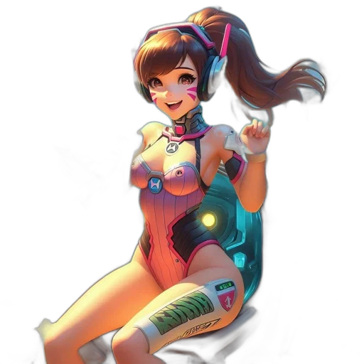 dress, staff, robot, weapon, concept art, pixel art, vaporwave, anime transparent PNG cut-out