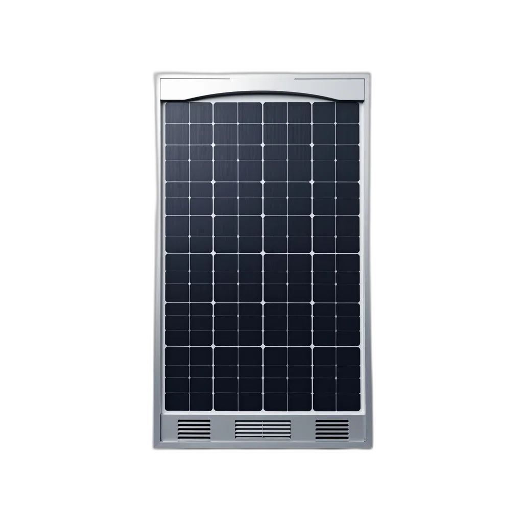 robot, modern, solar, panel, sleek, metallic, frame, grid transparent PNG cut-out