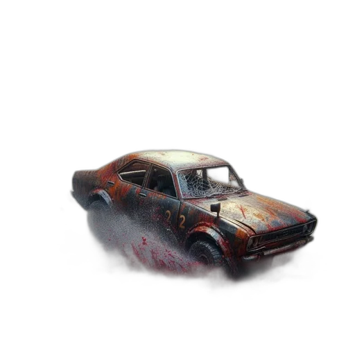 car, weapon, bottle, creature, 3d render, concept art, photorealistic, watercolor transparent PNG cut-out