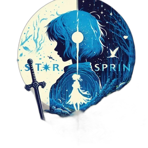 sword, jacket, umbrella, staff, fantasy art, concept art, anime, pixel art transparent PNG cut-out