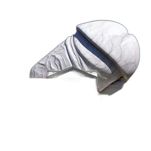 hat, jacket, umbrella, mask, 3d render, iconic, white, house transparent PNG cut-out