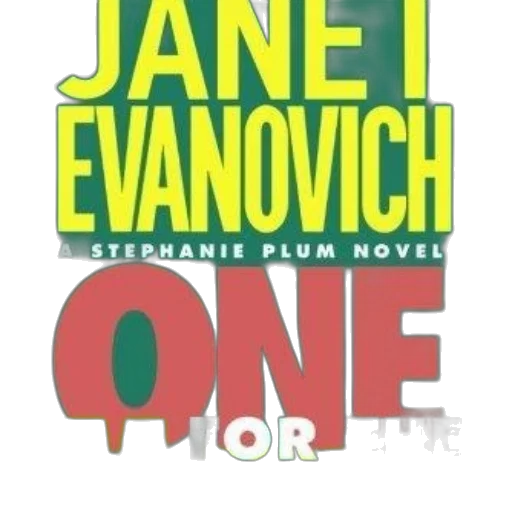 book, cover, title, one, money, janet, evanovich, featuring transparent PNG cut-out