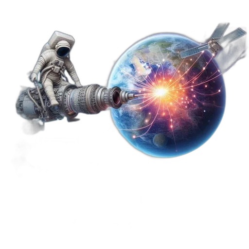 robot, weapon, staff, sword, concept art, fantasy art, 3d render, pixel art transparent PNG cut-out