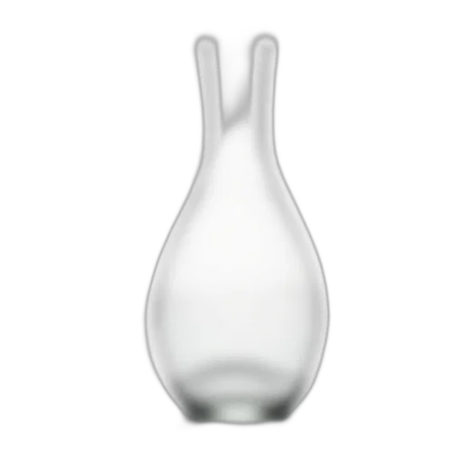 bottle, jewelry, 3d render, photorealistic, clear, glass, vase, smooth transparent PNG cut-out