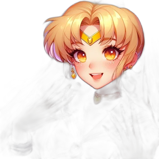 crown, anime, pixel art, watercolor, concept art, golden, pastel, colorful transparent PNG cut-out