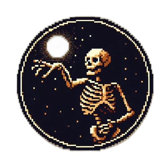 jewelry, jacket, staff, food, pixel art, concept art, 3d render, vaporwave transparent PNG cut-out