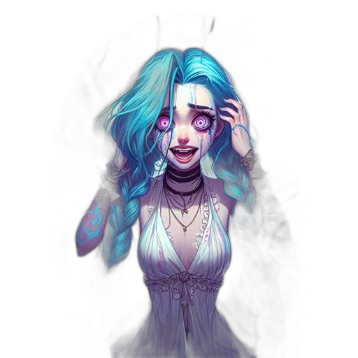 dress, mask, face, creature, concept art, fantasy art, watercolor, cyberpunk transparent PNG cut-out