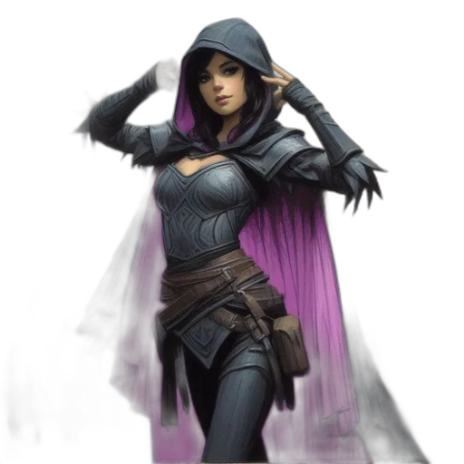 concept art, fantasy art, comic book art, photorealistic, dark, medieval, setting, determined transparent PNG cut-out
