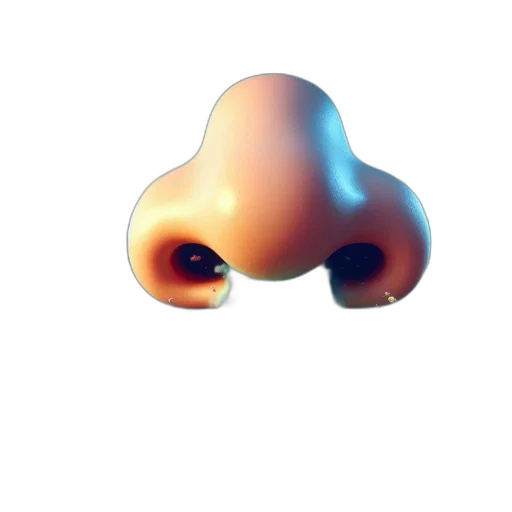 mask, creature, face, animal, 3d render, concept art, photorealistic, vaporwave transparent PNG cut-out