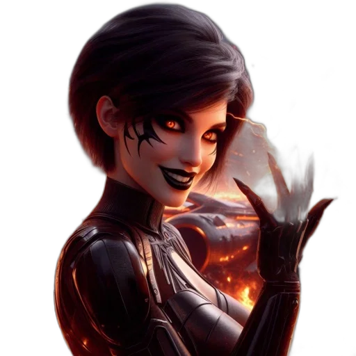 staff, face, mask, robot, concept art, cyberpunk, fantasy art, comic book art transparent PNG cut-out