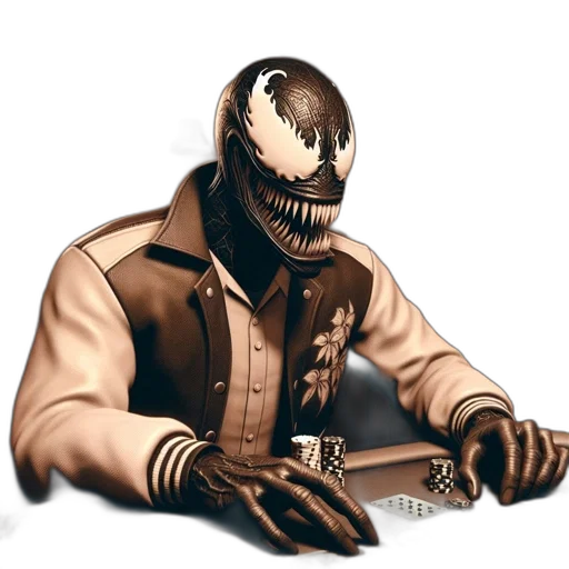 robot, mask, jacket, creature, concept art, comic book art, cyberpunk, 3d render transparent PNG cut-out