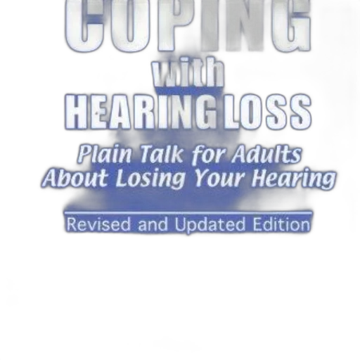book, cover, blue, background, titled, coping, hearing, loss transparent PNG cut-out